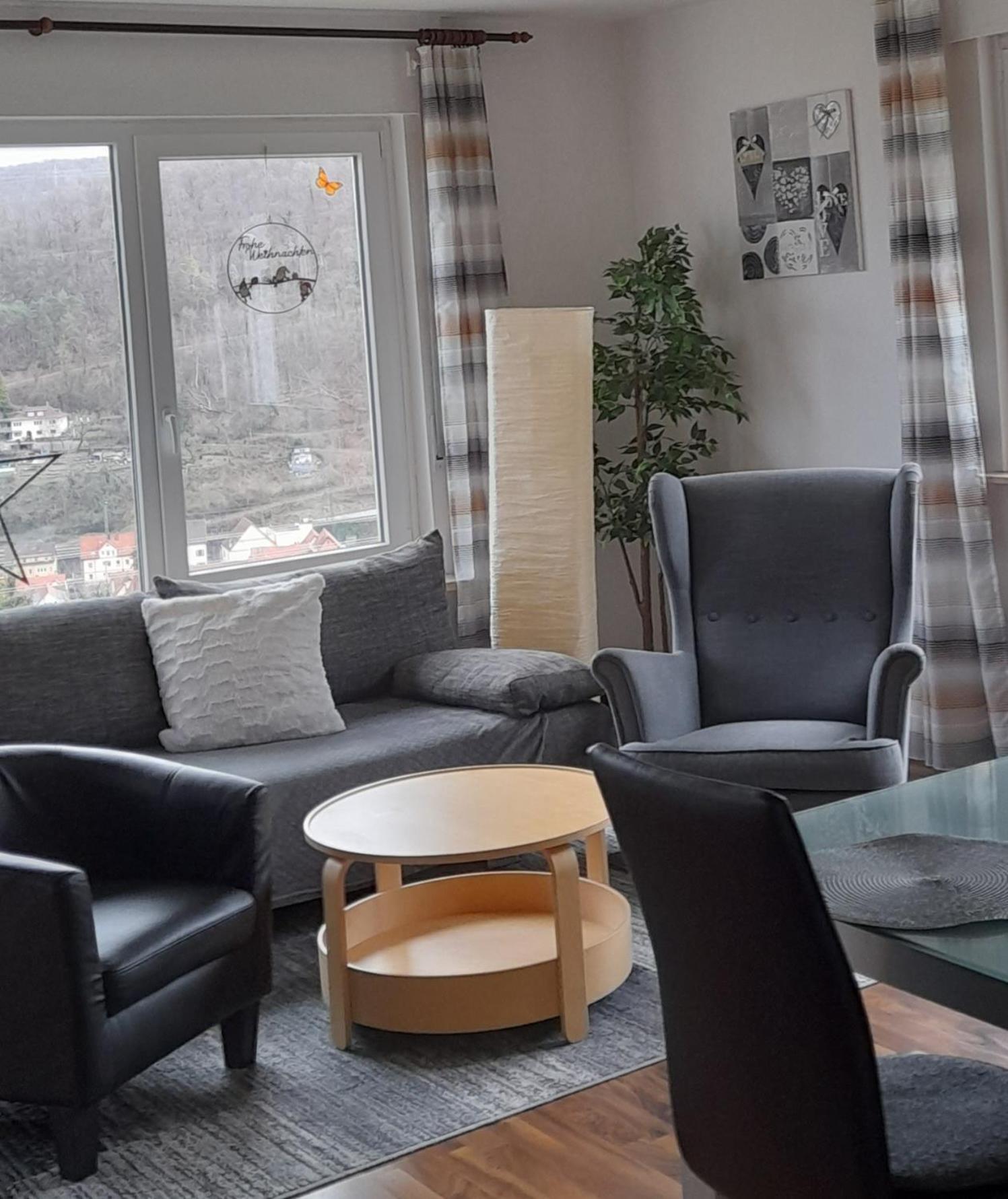 Ferienwohnung Panoramablick vom Obergeschoß Geislingen an der Steige Exterior foto