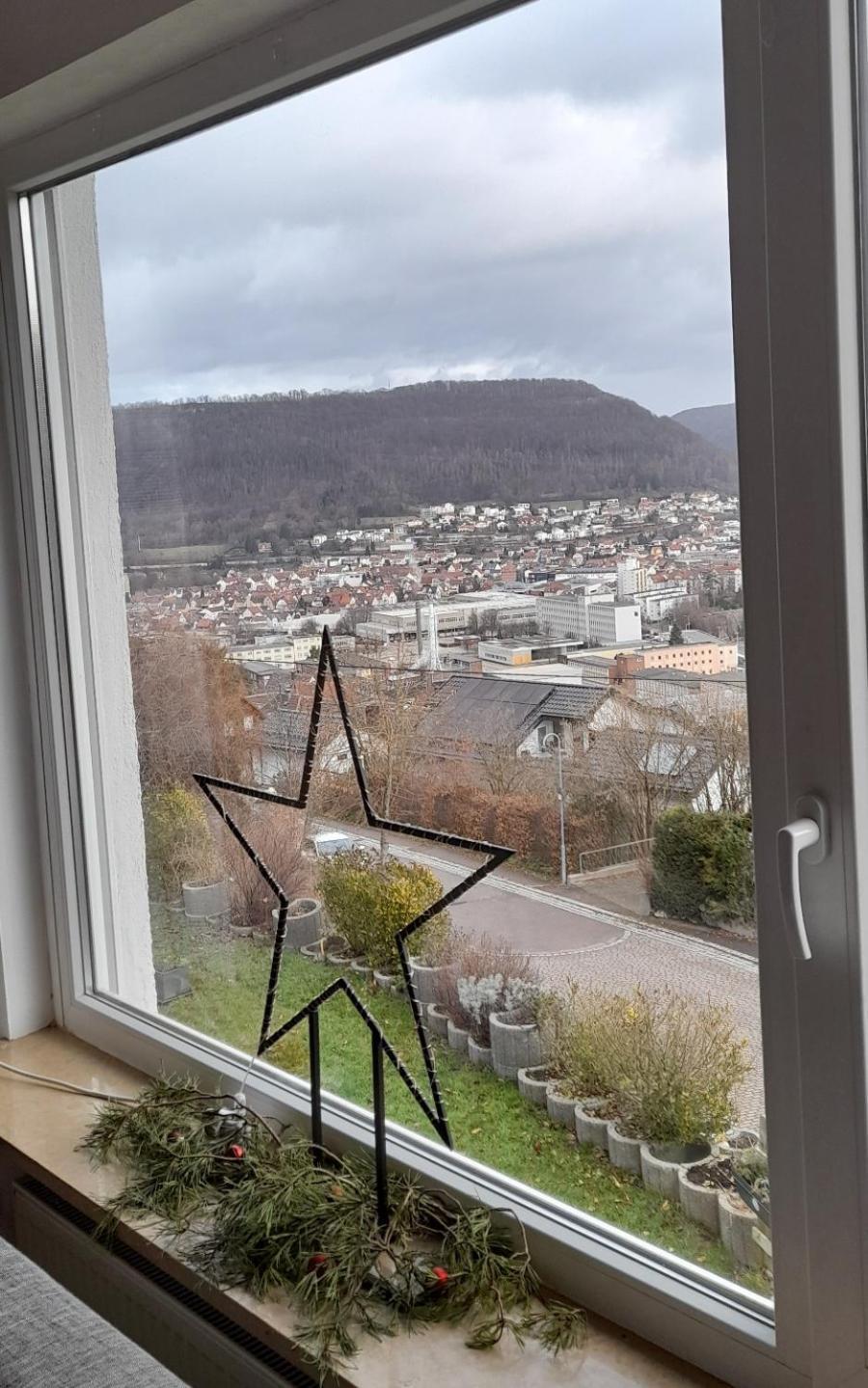 Ferienwohnung Panoramablick vom Obergeschoß Geislingen an der Steige Exterior foto